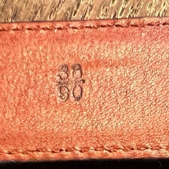 Arden leather company vintage leather belt size med/large✨✨✨T(21) - Picture 9 of 9